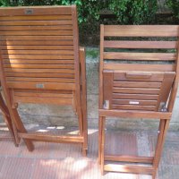 Classic Teak Folding Chairs,сгъваем стол, тиково дърво,градинска мебел, снимка 13 - Столове - 41352169