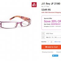 Оригинални рамки JF Rey, снимка 16 - Слънчеви и диоптрични очила - 33899955