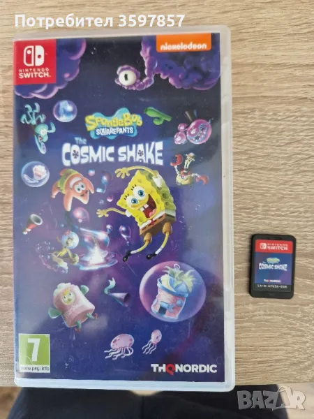 Spongebob cosmic shake nintendo switch , снимка 1