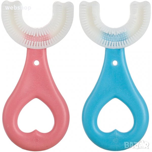 ИНОВАТИВНА ЧЕТКА ЗА ЗЪБИ ЗА ДЕЦА С U ОБРАЗНА ФОРМА, снимка 1