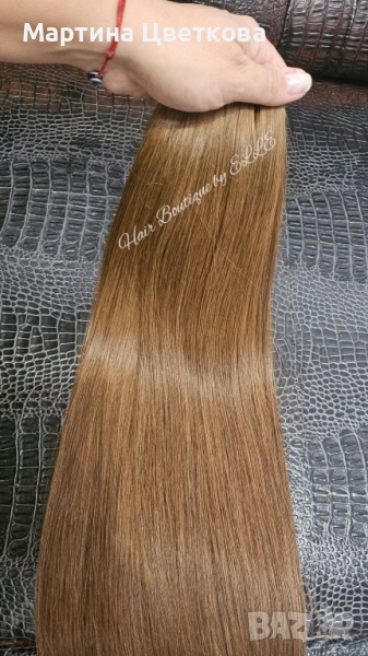 100 % Естествена славянска коса + ПОДАРЪК , снимка 1