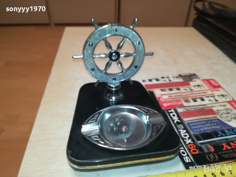 ПЕПЕЛНИК С КОРАБЕН РУЛ-КАПИТАНСКИ 0709251051, снимка 1