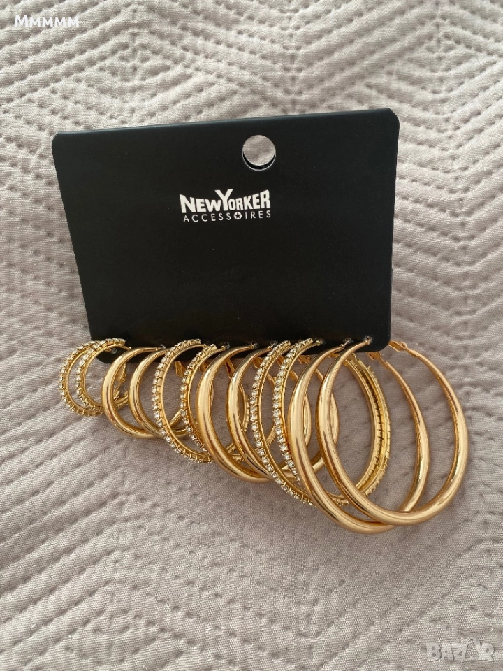 Обеци 6 комплекта, снимка 1