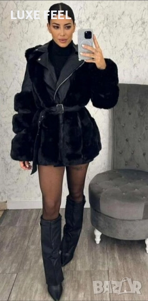 Дамско Кожено Яке ✨, снимка 1