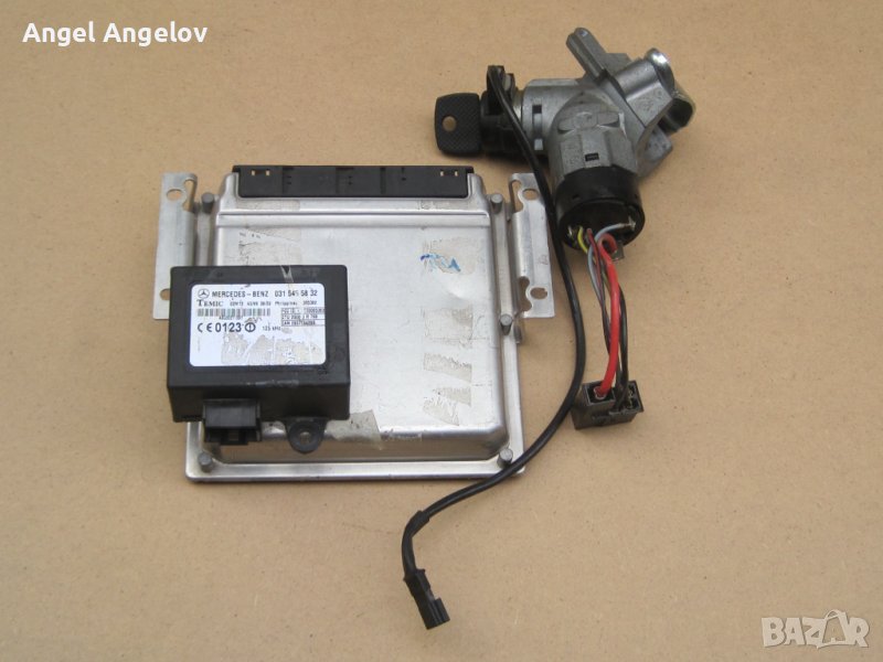 Компютър с ключ и имобилайзер Mercedes Vito | 2.2 CDI , A0001535979 Boch 0281010927,  Vito (W638) 19, снимка 1