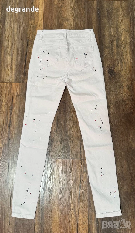 Дамски напръскани дънки , снимка 1