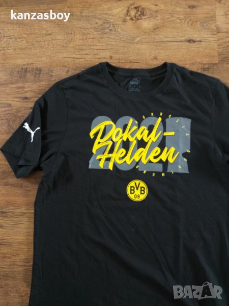 puma borussia dortmund - страхотна мъжка тениска КАТО НОВА , снимка 1