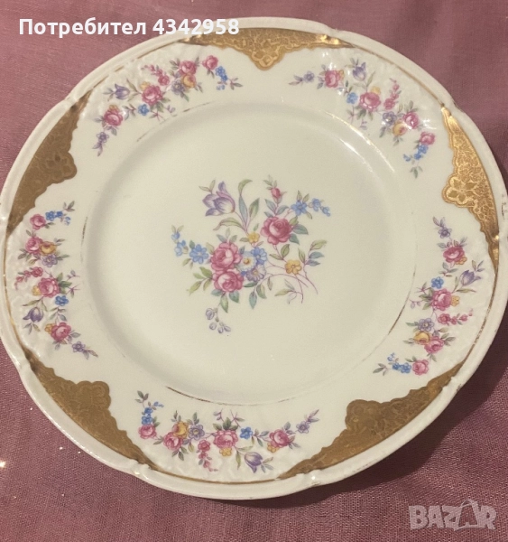 Düco. Hutschenreuther.1930-1960г.Порцеланова чиния., снимка 1