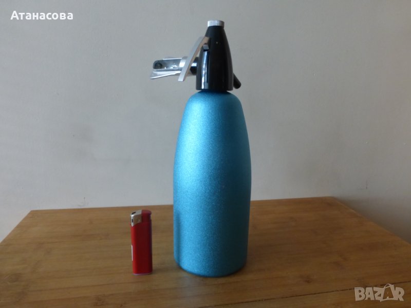 Сифон за газирана вода син, снимка 1
