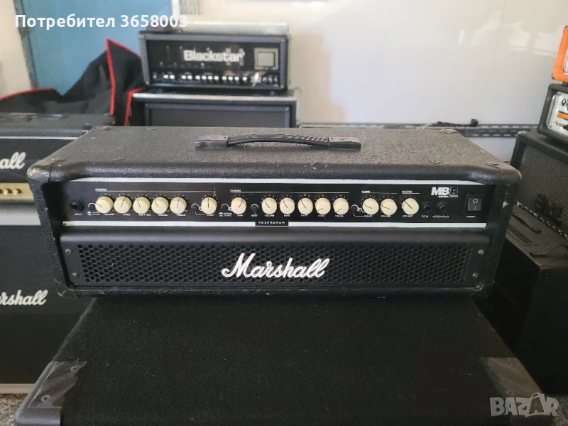 Marshall MB450H 450w хибриден усилвател за бас китара, снимка 1