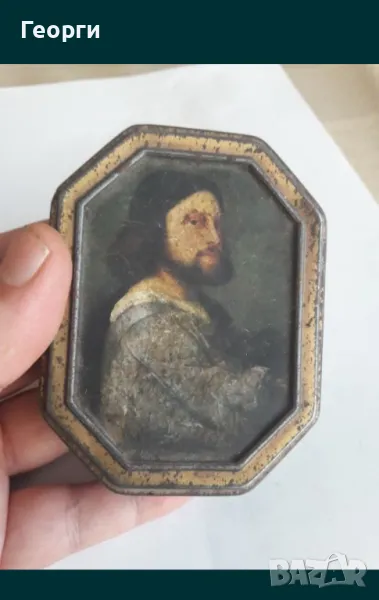 Стара кутийка за бонбони, снимка 1