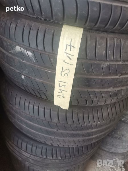 Продавам летни гуми Мишелин 245/55/17 за s класа , снимка 1