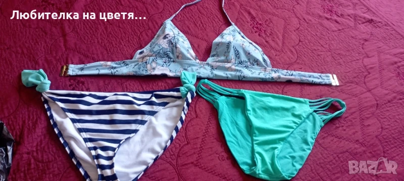 бански половинки и цели и парео два броя С- М - Л , 15 лв за брой, снимка 1