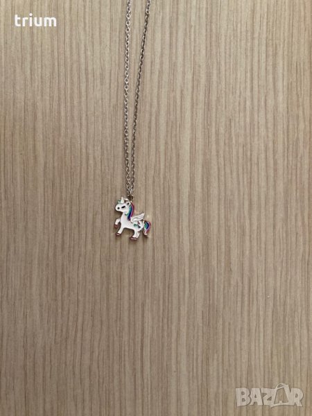 Прекрасно детско герданче с еднорог Accessories UK и подарък ластици с помпони, снимка 1