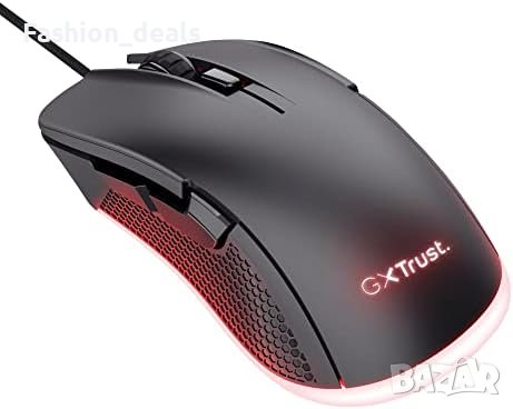 Нова Trust Gaming Геймърска мишка 2,1м. USB кабел 6 програмируеми бутона, снимка 1