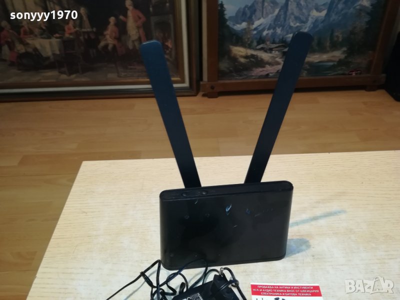 huawei 4g mtel рутер с 2 антени 1402221154, снимка 1