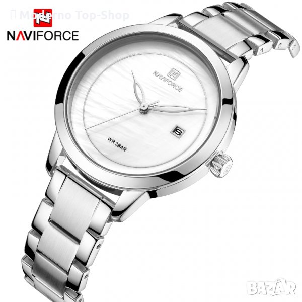Дамски часовник NAVIFORCE Clarity SIlver/White 5008 SW., снимка 1