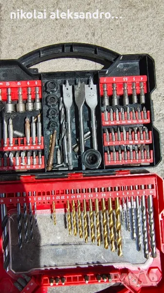 комплект 104 накрайници и свредла, снимка 1