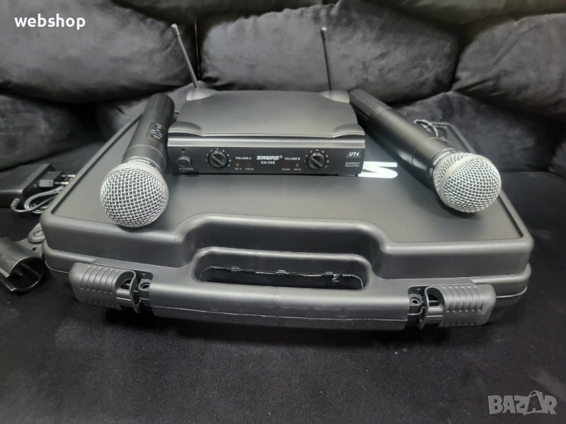 Два безжични микрофона с приемник SM58 Vocal artist Uhf в куфарче, снимка 1