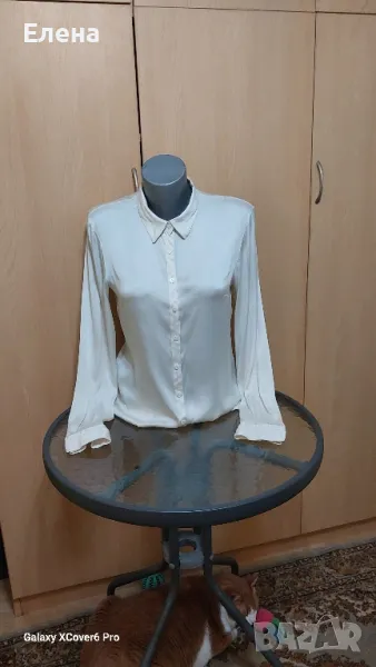 Блуза риза  Н&M .98% коприна. размер S., снимка 1