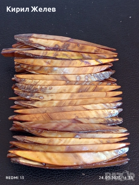 Дамска гривна Кралски седеф разтеглива ХЕНД МЕЙД прекрасна интересна 51346, снимка 1