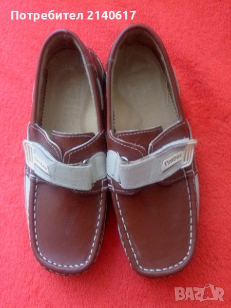 Нови мокасини за момче Timber 100% естествена кожа, снимка 1