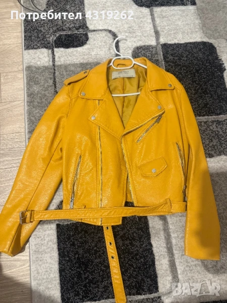 Кожено яке ZARA, снимка 1