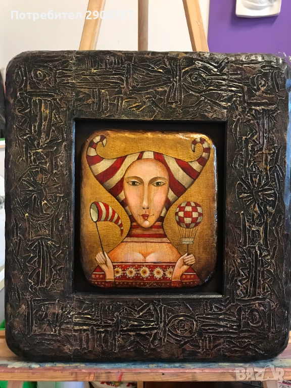 Купи картина коледни подаръци, снимка 1