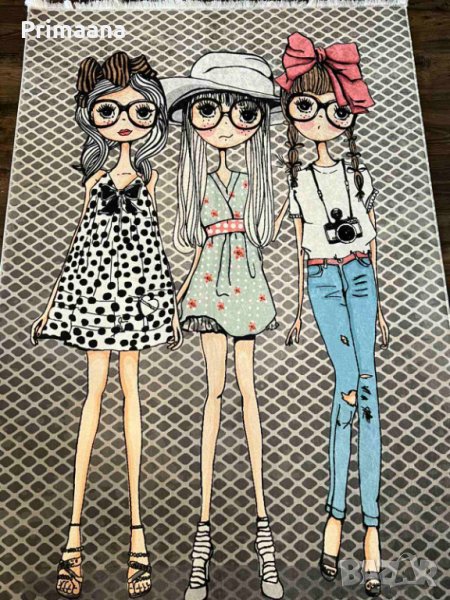 Ново!Детски Килим "Приятелки", снимка 1