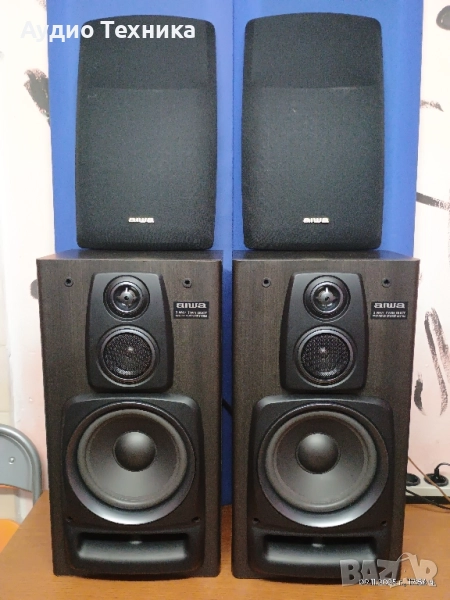 Трилентови тонколони AIWA SX-Z9300 Прекрасен звук и супер бас! Изпращам видео. , снимка 1