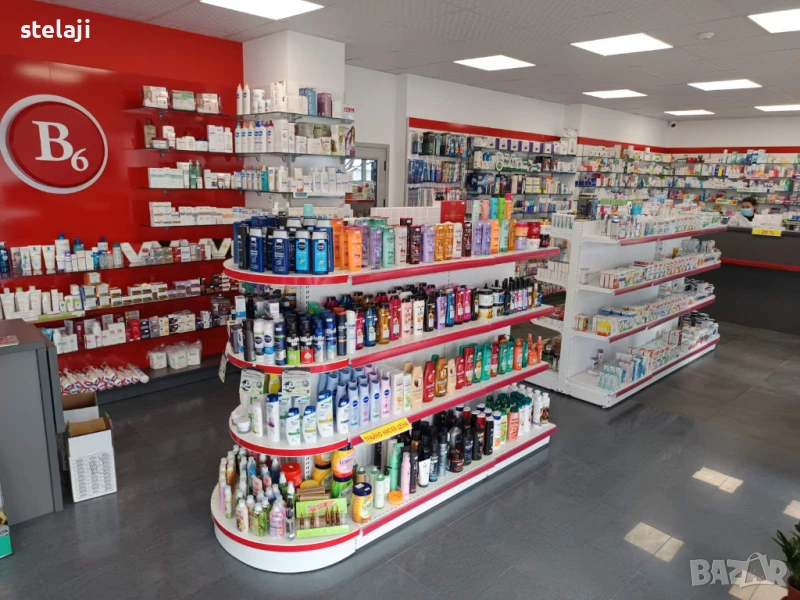 Метални стелажи - островни и крайстенни, снимка 1