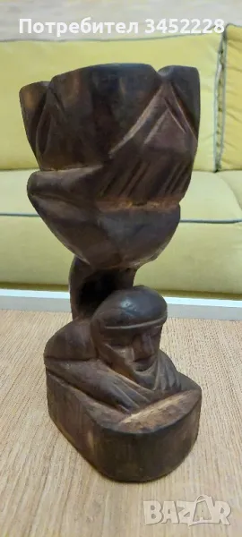 дърворезба за ценители височина 20см , снимка 1