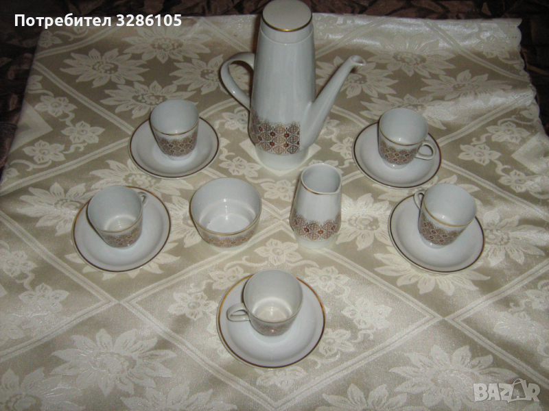 сервиз за кафе от японски порцелан, снимка 1