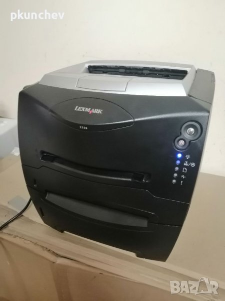 Принтер LEXMARK E330 с два контейнера за хартия , снимка 1