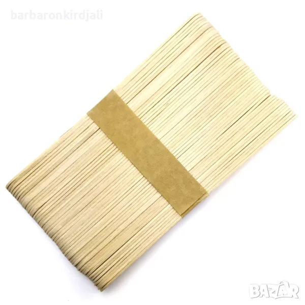 Дървени шпатули за кола маска 71 //100 броя, снимка 1