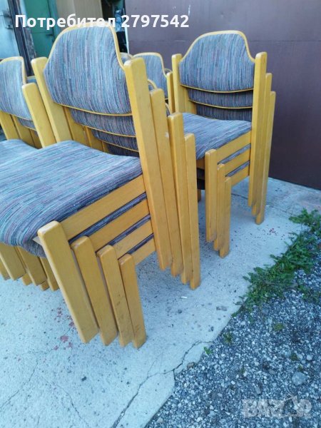 Стифиращи дървени столове , снимка 1