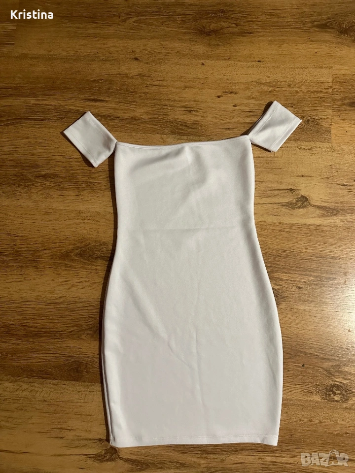 Бяла нежна рокля, снимка 1