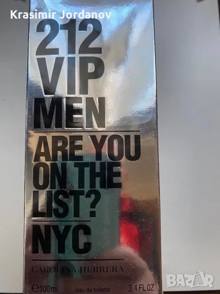 Carolina Herrera 212 VIP MEN, снимка 1