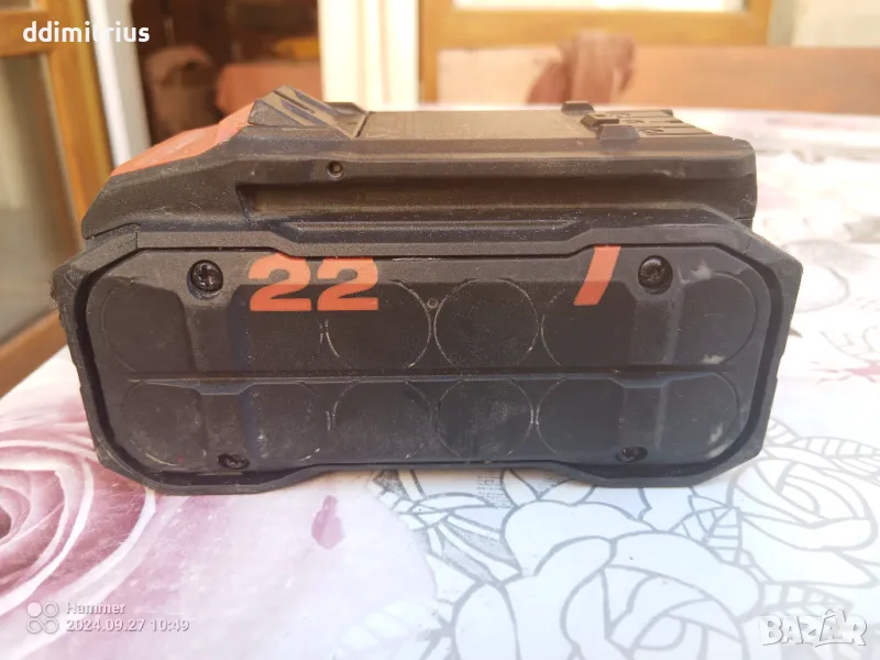 Hilti B22-110 NURON - Акумулаторна батерия 22V 5.10Ah, снимка 1