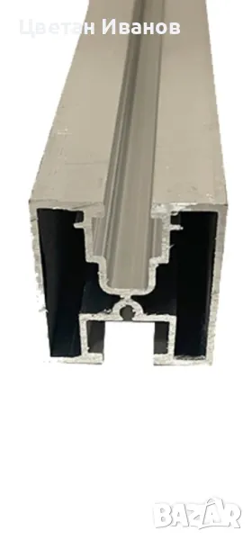 Алуминиев профил за фотоволтаици соларни панели – двуканален, снимка 1