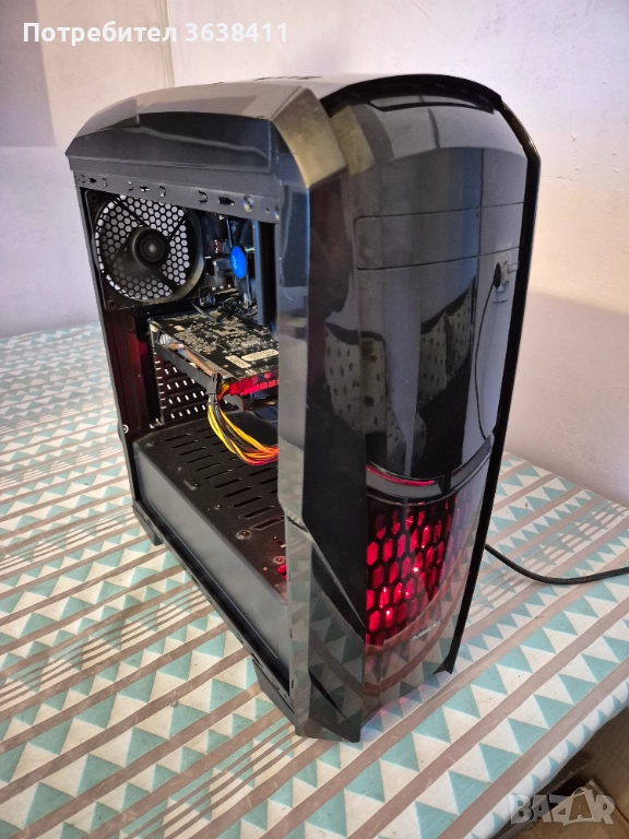 Геймърски компютър гаранция/i5 10400f 16GB,GTX 1060 6GB, 128GB SSD HDD 1TB, снимка 1