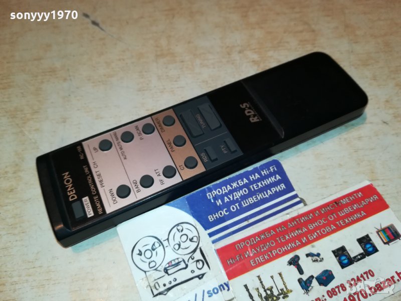 DENON RC-158 TUNER RDS REMOTE-SWISS 1411212100, снимка 1
