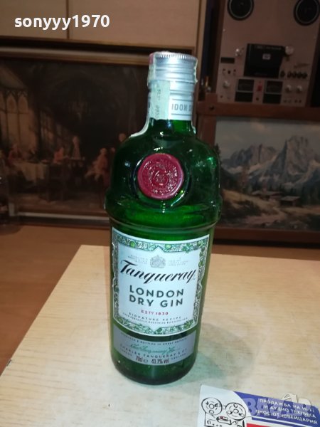 Tanqueray London Dry Gin-празно шише 1806231606, снимка 1