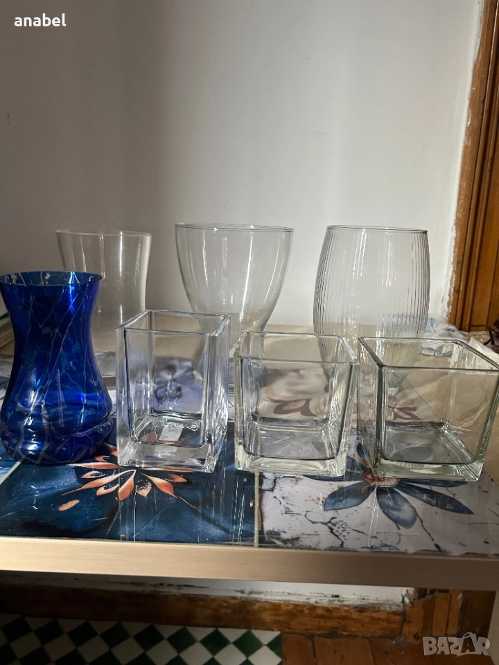 Стъклени вази, снимка 1