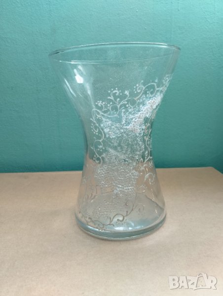 стъклена ваза, снимка 1