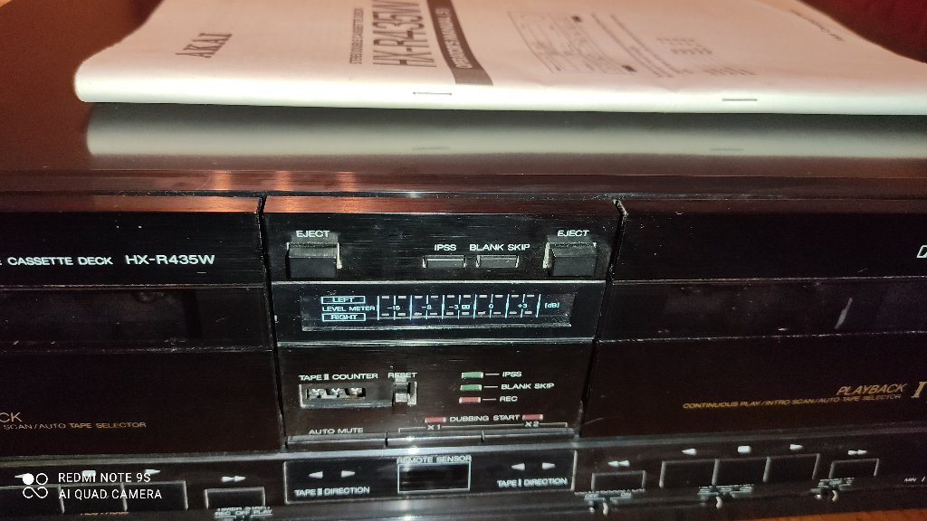 para mazo de Cassette Akai HX-R 435 W s Rodillo de presión Pinch 