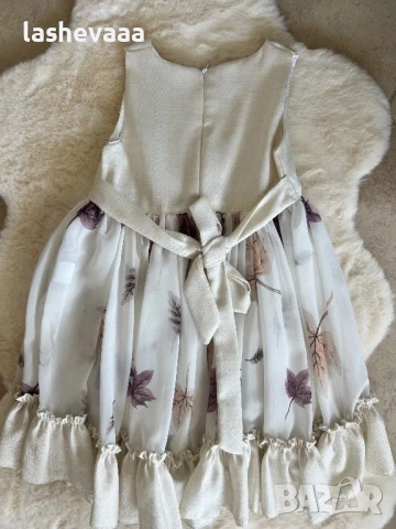 Детска рокля с болеро ПОСЛЕДНА, снимка 5 - Детски рокли и поли - 51117817