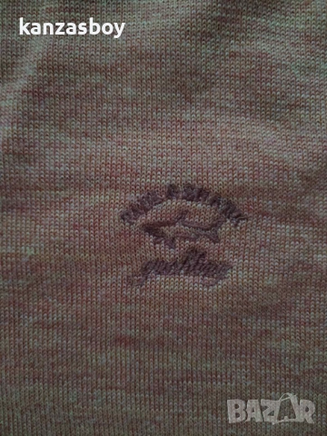 paul and shark supermelange cool touch - страхотен мъжки пуловер Л КАТО НОВ, снимка 5 - Пуловери - 52818580