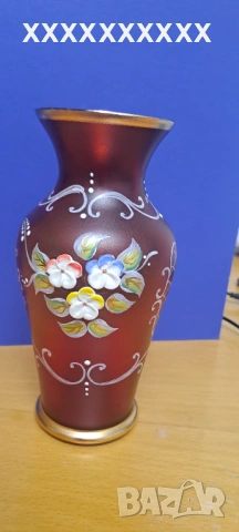 Ваза от матирано калиево стъкло, снимка 3 - Вази - 53181341