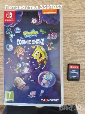 Spongebob cosmic shake nintendo switch , снимка 1 - Игри за Nintendo - 47744386